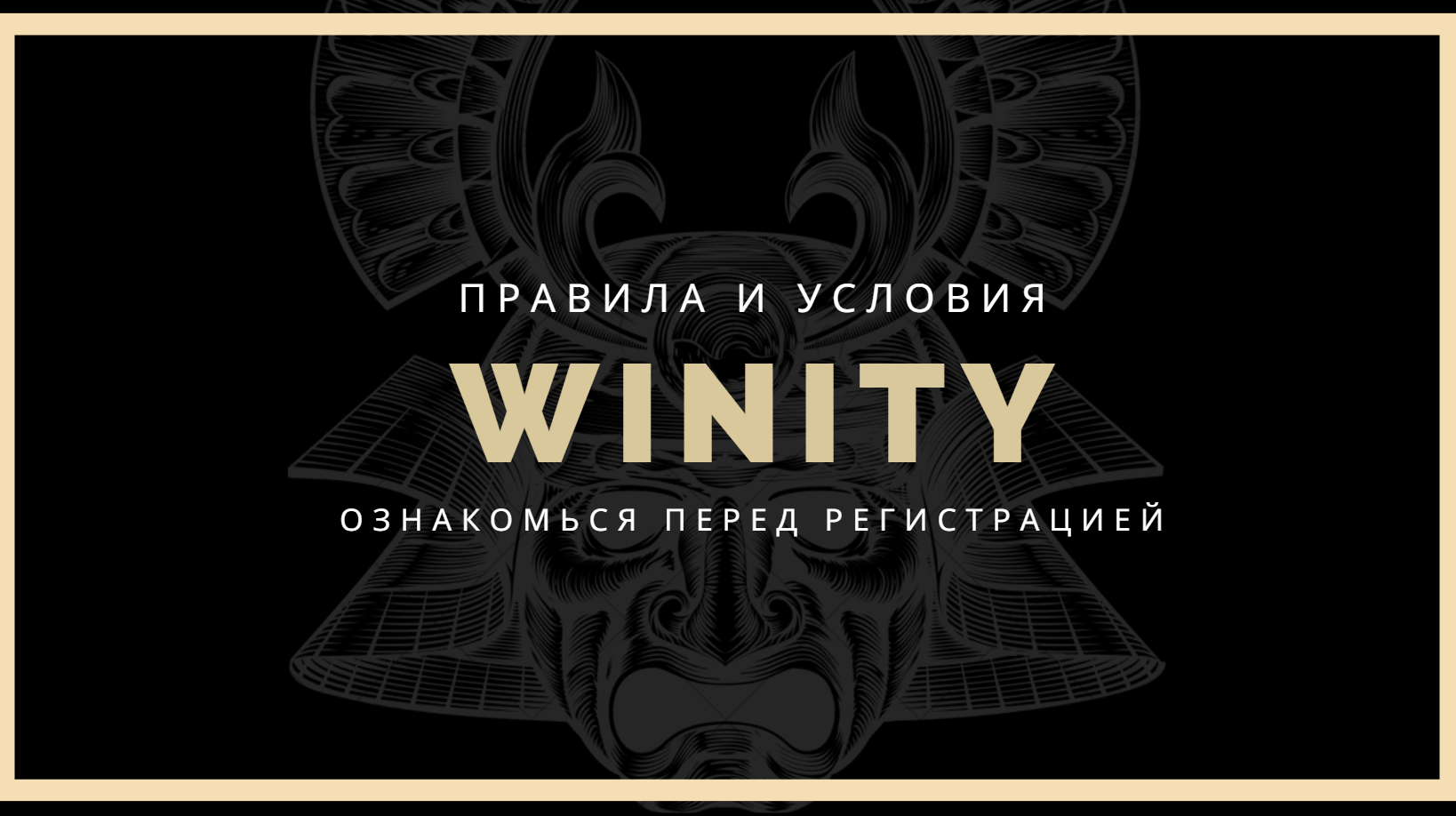 Winity Casino прравила и условия